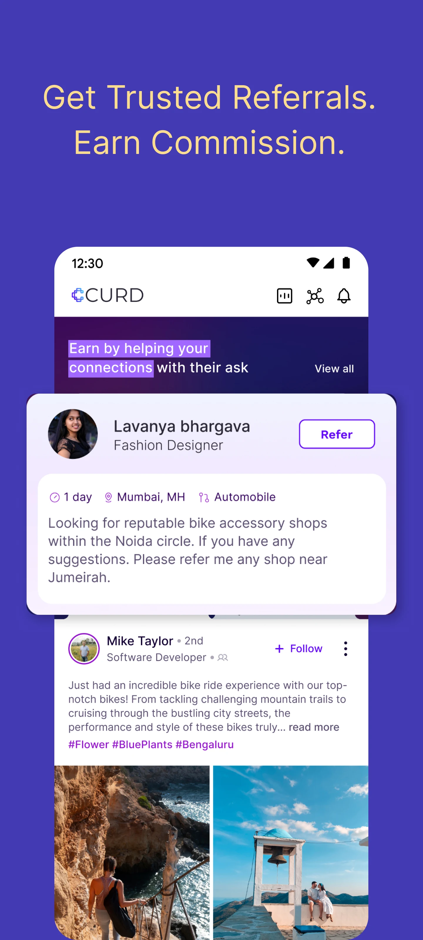 CURD: Socialmedia. Marketplace screenshot